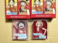 ONE PIECE ルフィのコスチューム　アクリルブロック　2点セット