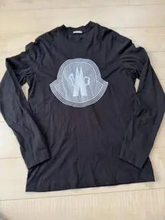 MONCLER 長袖カットソー ブラック ロゴプリントのサムネイル