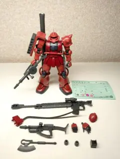 HG 1/144 MS-06S シャア専用ザクⅡ 赤い彗星Ver.　素組み完成品