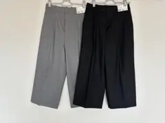 新品未使用　タックワイドパンツ　2点M