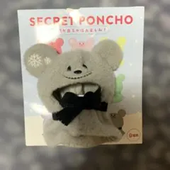ディズニーストア　 ユニベアシティ シークレットポンチョ 黒