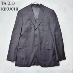 タケオキクチ ストライプ テーラードジャケット M ブラック メンズ　ビジネスのサムネイル