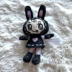 メゾピアノ ナルミヤキャラクターズ マスコット べリエちゃん ブラック 黒