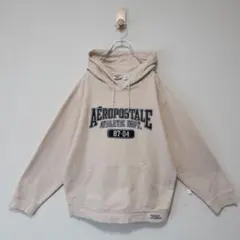 トルコ製・古着・アメカジ・アースカラー・ベージュ系・パーカー・1852