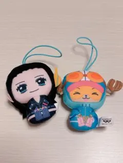 ワンピース　みにぬいぐるみ　～ロビン　チョッパー～　2種セット