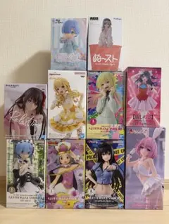 【最新プライズ有】美少女系フィギュア まとめ売り 10体セットのサムネイル