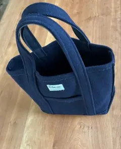 ORCIVAL メルトンウールトートバッグ　S ネイビー