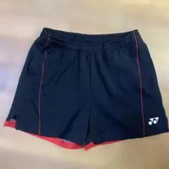 YONEX バドミントン ゲームパンツ ブラック レッドのサムネイル