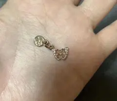 Pandora パンドラ　チャーム　ピンクバタフライ　蝶