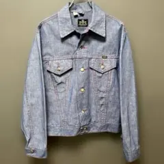 【70s USA製】MAVERICK シャンブレー ジャケット 42 ブルーベル