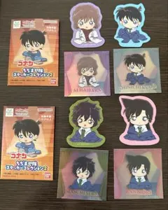 名探偵コナン ちぢませ隊 ステッカーコレクション2 灰原哀 工藤新一 毛利蘭