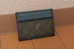 Gucci x Palace Card Case Blue Usedのサムネイル