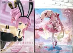 初音ミク シリーズフィギュア　桜ミク・巡音ルカ　2点セット