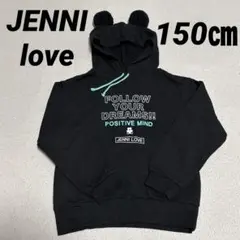 JENNI LOVE 耳付きフード ブラックパーカー 150㎝ ジェニィ ラブ