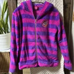 チェシャ猫フード付きストライプルームウェア L