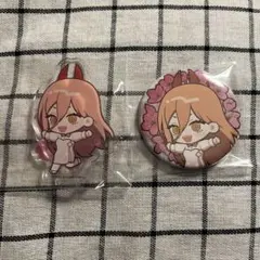 チェンソーマン プリンスホテル 缶バッジ ミニキャラ マキマ 2点