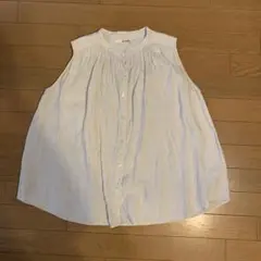 Something ノースリーブ シャツ ブラウス