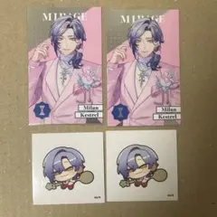 にじさんじ ミランケストレル 8周年メタルカードwith cake! ステッカー