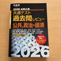 2026 大学入学 共通テスト 過去問レビュー　公共政治経済