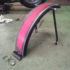 スティード400 パンダロケット製フラットフェンダー(長さ特注品)