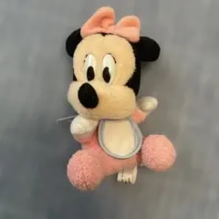 ミニーマウス ぬいぐるみ リボン付き