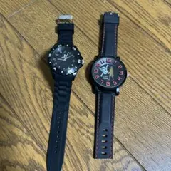 プレイステーションとルフィの時計セット ジャンク品