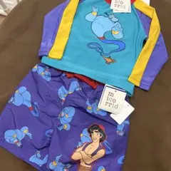 新品未使用　アラジンラッシュガード　水着　ジーニー水着　上下セット　90cm