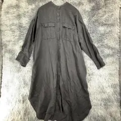 《CIAOPANIC TYPY》チャオパニック シャツワンピース ノーカラー