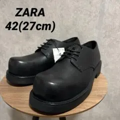 ZARA ザラ チャンキーダービーシューズ 42 27cmのサムネイル