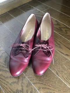 美品☆フェラガモ レースアップシューズ
