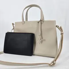 超美品!! agnes b. アニエスベー 2way ハンドバッグ ショルダー