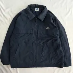 90s00s アディダス ワーク ナイロンジャケット ロゴ刺繍 Lサイズ相当52