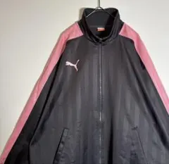 PUMA プーマ　刺繍ロゴ　バックプリントロゴ　トラックジャケット