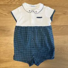 ファミリア familiarチェック ロンパース・カバーオール 70cm