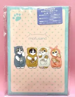 新品 未使用 mofusand モフサンド 水玉A5カバー付きNOTE BOOK