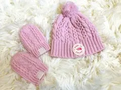 【試着程度　美品】ザ・ノースフェイス ベビー 手袋 帽子　x x s size