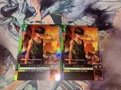 ガンダムカードゲーム　ヒイロ・ユイ　パラレル　C+ 2枚