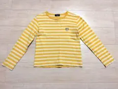 COMME CA ISM　コムサイズム　長袖カットソー　子供用　140　黄色