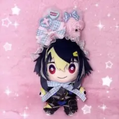 ♡ ぬいぐるみ ヘッドドレス 水色うさぎ にじぬい ♡