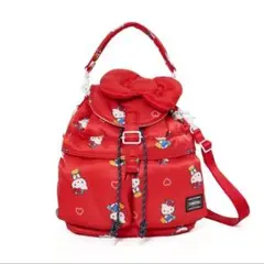 PORTER ポーターHELLO KITTY コラボ SACKPACK 赤 新品のサムネイル