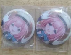 周央サンゴ　にじさんじ缶バッチビスケット