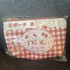 Lil ala mode×サンリオキャラクターズ 当りくじ　ポーチ　キティ