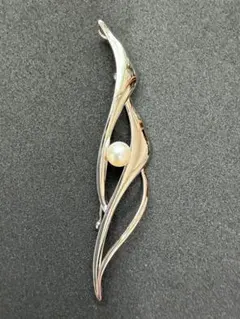 【本真珠／SILVER刻印】パールブローチ 3Way 仕様 ペンダントトップ