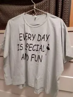 美品 西松屋 ロゴプリント 半袖Tシャツ ドルマン袖 150cm
