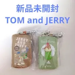 新品未開封 トムアンドジェリー キーケース ミニポーチ バッグチャーム