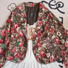 今日削除‼️ バラ 花柄 ジャケット テーラードジャケット ザラ ZARA 系