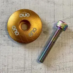ステムキャップ ボルトセット ゴールド トップキャップのサムネイル
