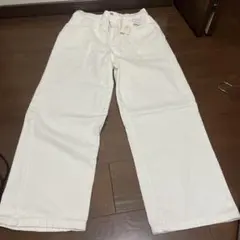 ストレートデニムパンツ　ホワイトのサムネイル