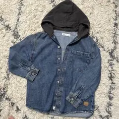 デニムジャケット　フード付き　ZARAkidz