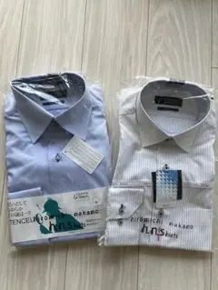 【新品未使用】hiromichi nakano 長袖シャツ 2枚セット Mサイズのサムネイル
